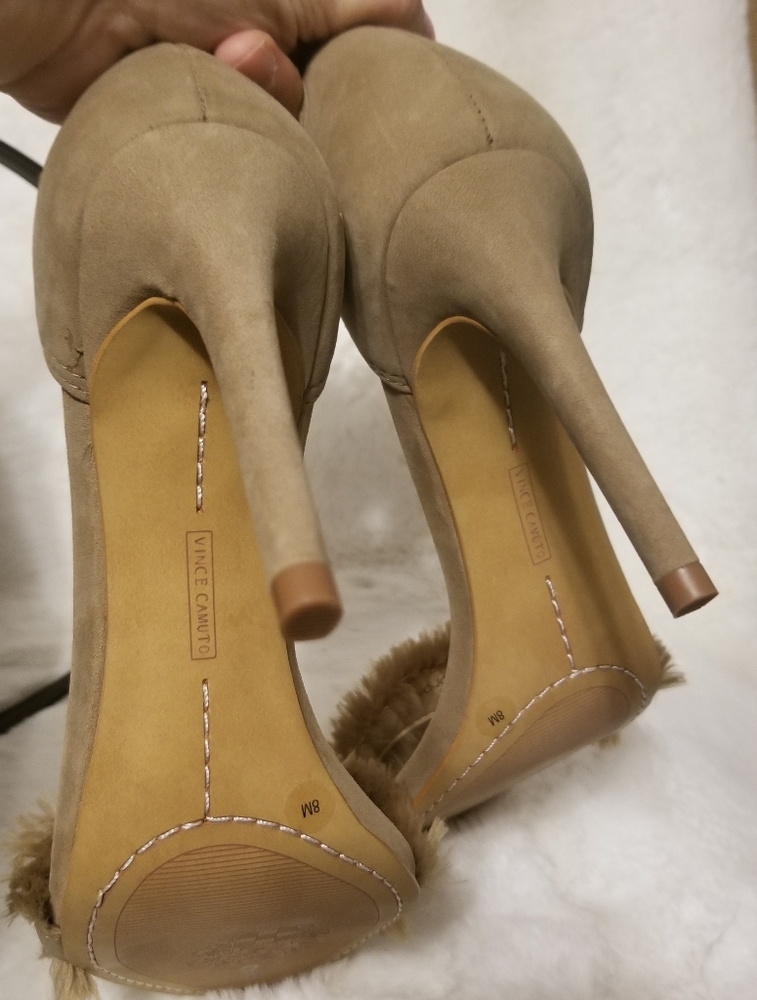 Vince Camuto HEELS designer Pumps Shoes Sandal - Picture 5 of 5